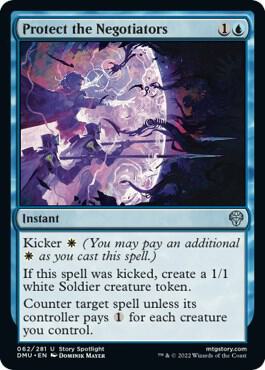 Protect the Negotiators 62 card from Dominaria United