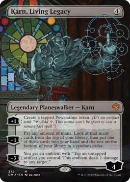Karn, Living Legacy (Borderless) 372 card from Dominaria United