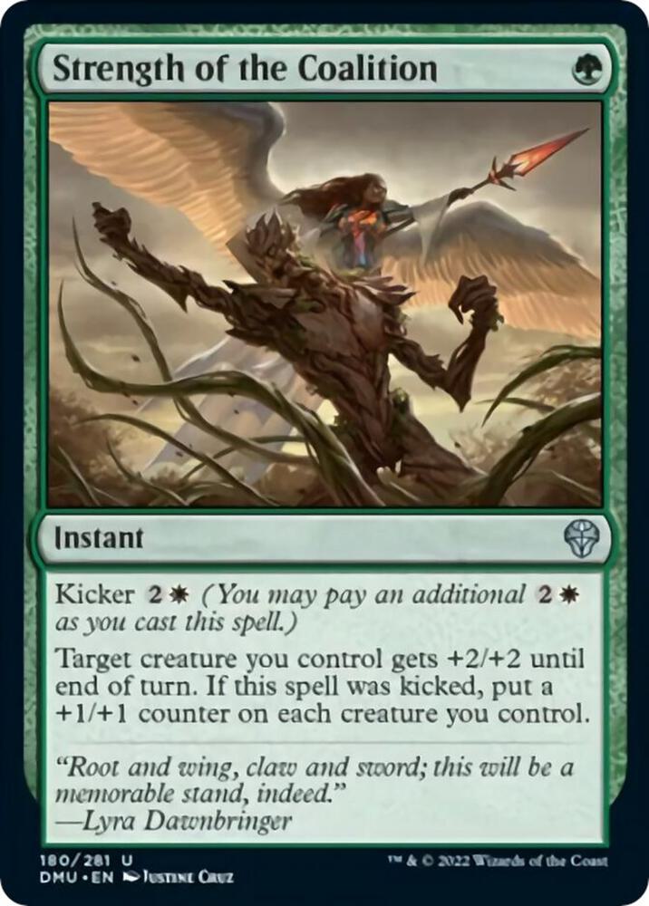 Strength of the Coalition 180 card from Dominaria United
