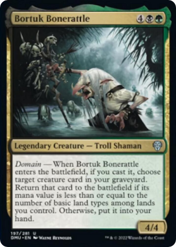 Bortuk Bonerattle 197 card from Dominaria United