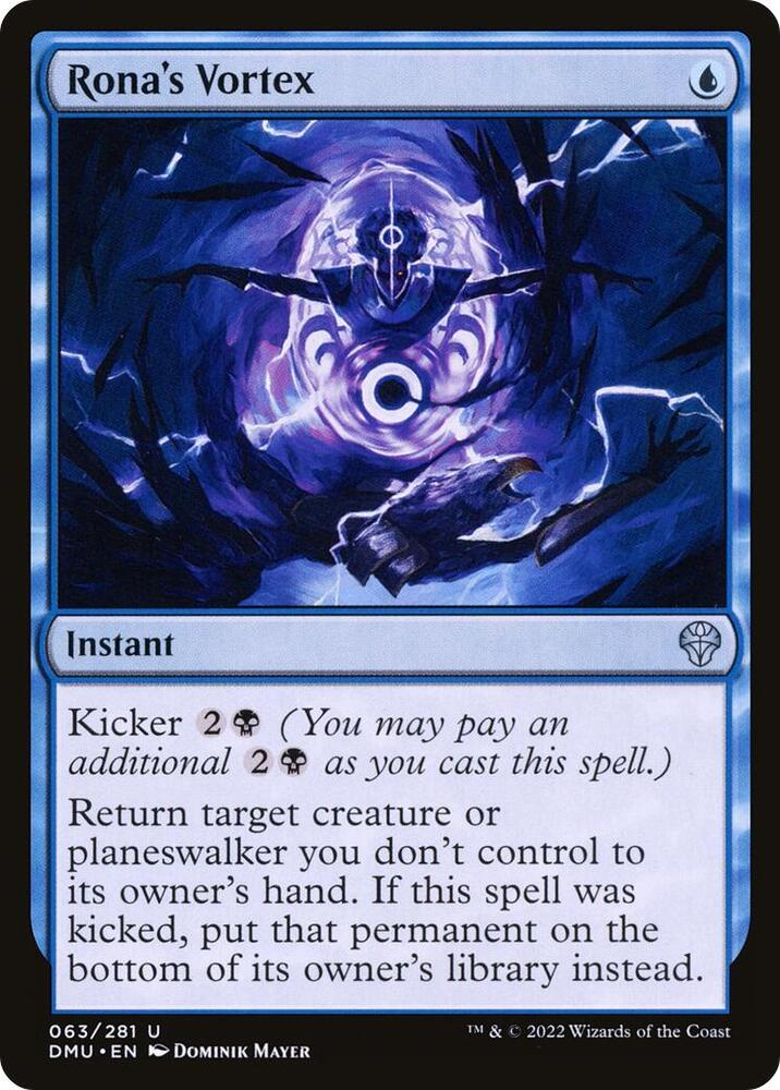 Rona's Vortex 63 card from Dominaria United