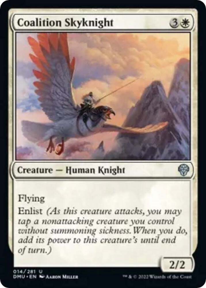 Coalition Skyknight 14 card from Dominaria United