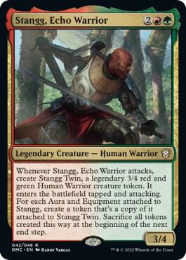 Stangg, Echo Warrior 42 card from Commander: Dominaria United