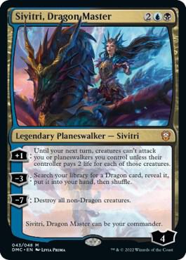 Sivitri, Dragon Master 43 card from Commander: Dominaria United