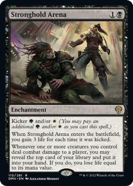 Stronghold Arena 110 card from Dominaria United