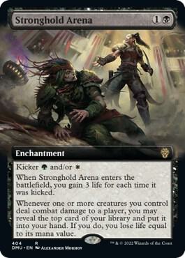 Stronghold Arena (Extended Art) 404 card from Dominaria United