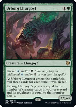 Urborg Lhurgoyf 186 card from Dominaria United