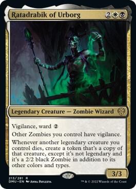 Ratadrabik of Urborg 213 card from Dominaria United