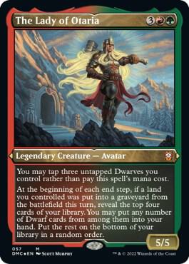 The Lady of Otaria (Foil Etched) 57 card from Commander: Dominaria United