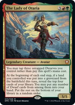 The Lady of Otaria 35 card from Commander: Dominaria United