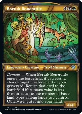 Bortuk Bonerattle (Textured Foil) 337 card from Dominaria United