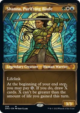 Shanna, Purifying Blade (Textured Foil) 358 card from Dominaria United