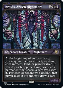 Braids, Arisen Nightmare (Textured Foil) 329 card from Dominaria United