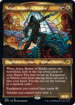 Astor, Bearer of Blades (Textured Foil) 334 card from Dominaria United