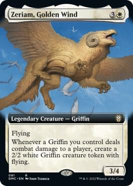 Zeriam, Golden Wind (Extended Art) 81 card from Commander: Dominaria United