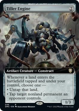Tiller Engine (Extended Art) 96 card from Commander: Dominaria United