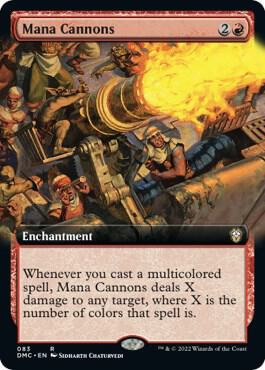 Mana Cannons (Extended Art) 83 card from Commander: Dominaria United