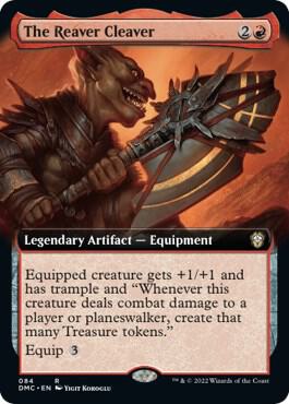 The Reaver Cleaver (Extended Art) 84 card from Commander: Dominaria United