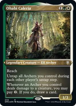 Ohabi Caleria (Foil Etched) 58 card from Commander: Dominaria United