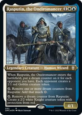Rasputin, the Oneiromancer (Foil Etched) 62 card from Commander: Dominaria United