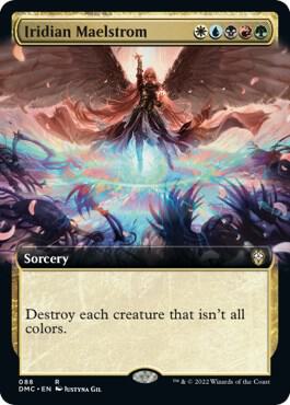 Iridian Maelstrom (Extended Art) 88 card from Commander: Dominaria United
