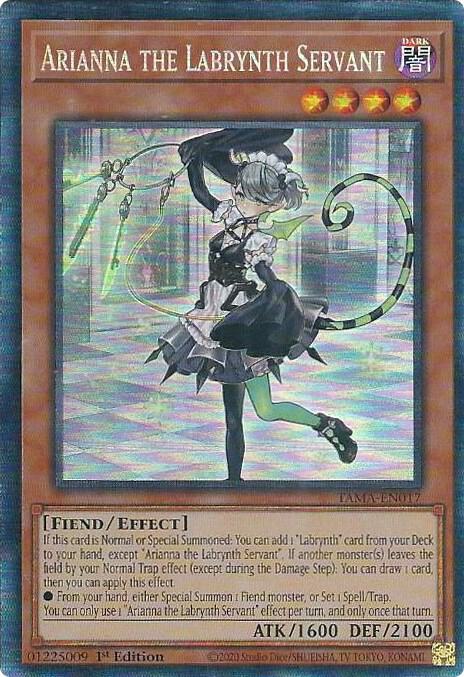 Arianna the Labrynth Servant (CR) TAMA-EN017 card from Tactical Masters
