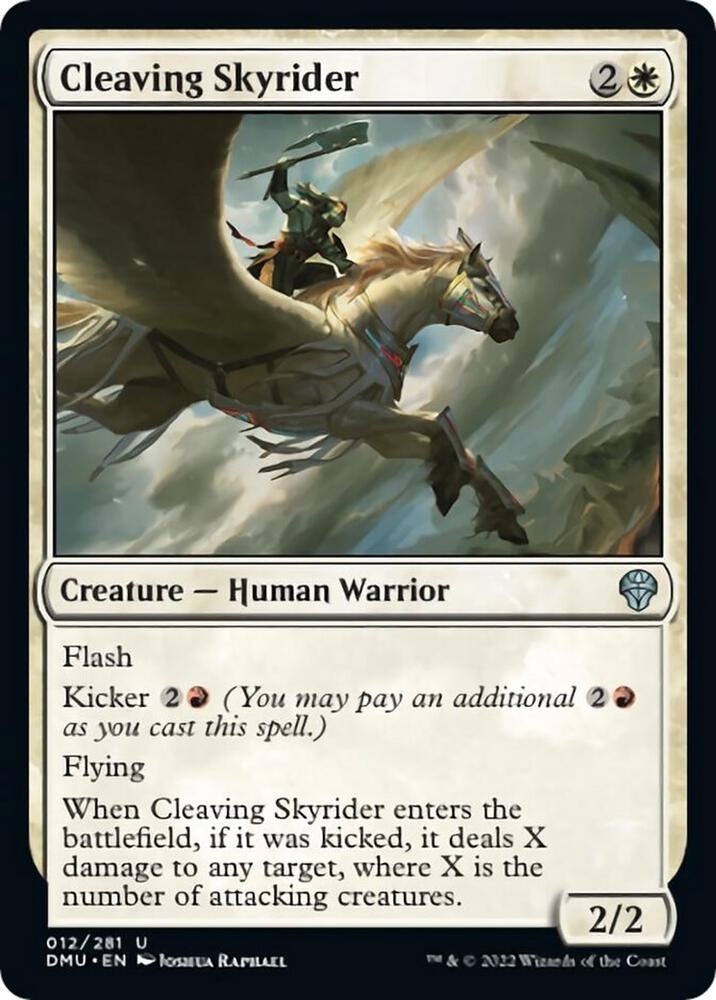 Cleaving Skyrider 12 card from Dominaria United