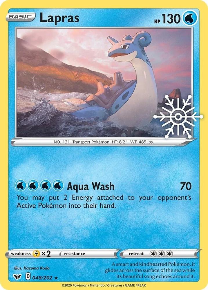 Lapras (Holiday Calendar) 048/202 card from Miscellaneous Cards & Products