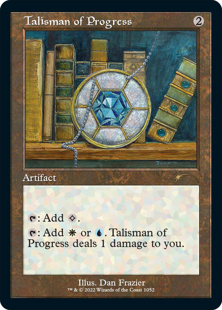 Talisman of Progress (Retro Frame) 1052 card from Secret Lair Drop Series