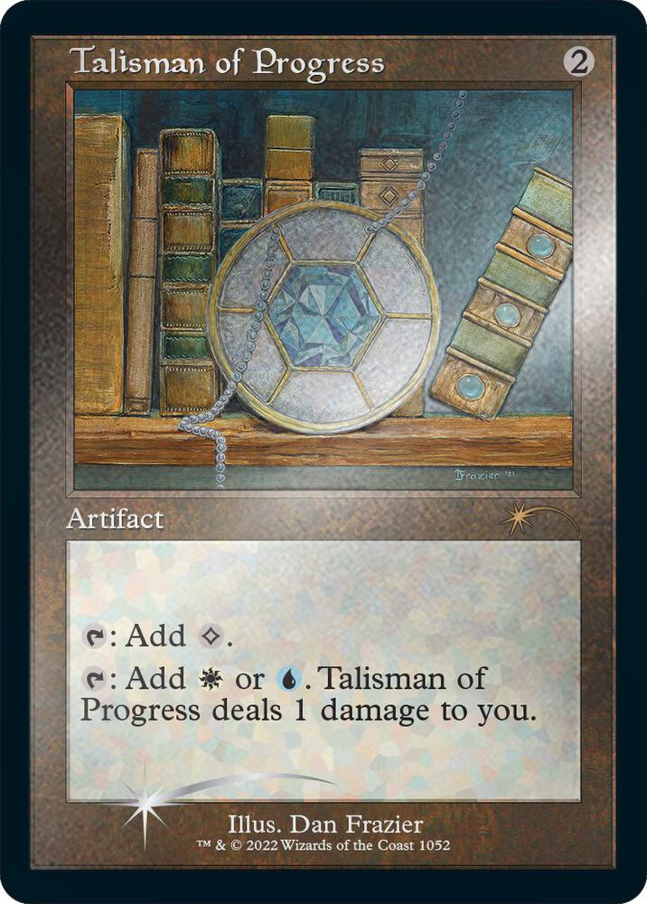 Talisman of Progress (Retro Frame) (Foil Etched) 1052 card from Secret Lair Drop Series