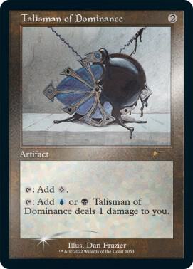 Talisman of Dominance (Retro Frame) (Foil Etched) 1053 card from Secret Lair Drop Series