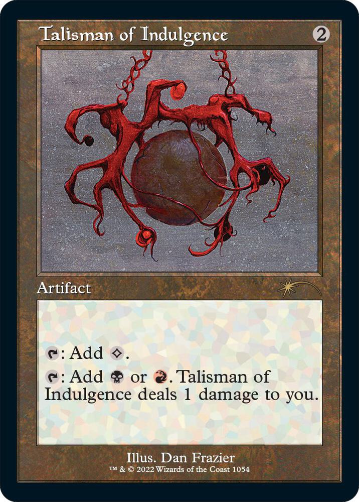 Talisman of Indulgence (Retro Frame) 1054 card from Secret Lair Drop Series