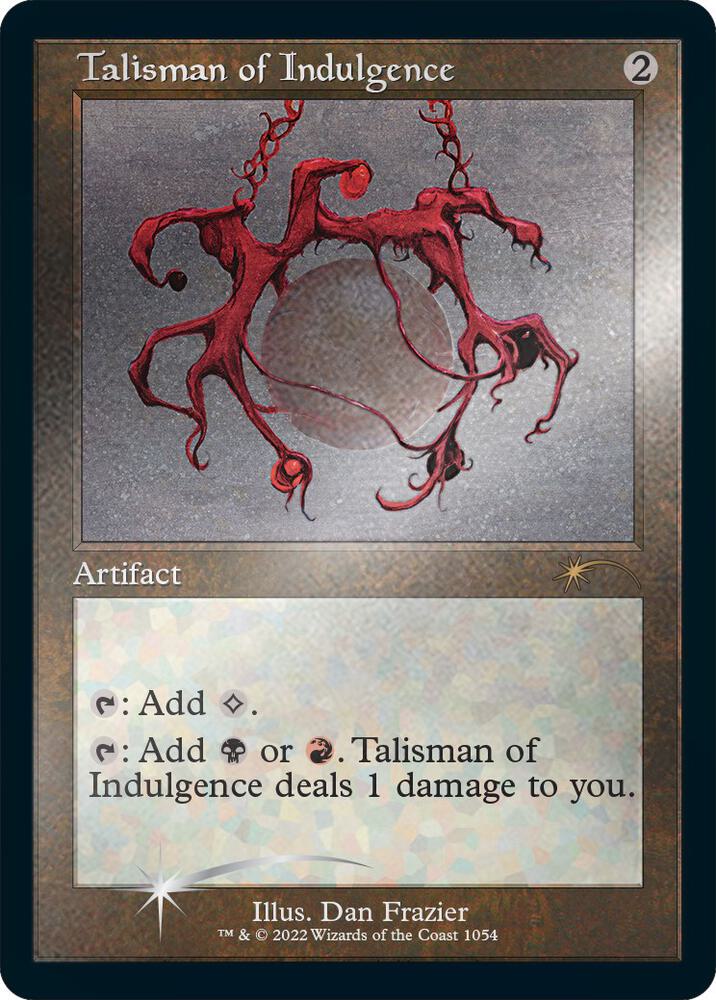Talisman of Indulgence (Retro Frame) (Foil Etched) 1054 card from Secret Lair Drop Series