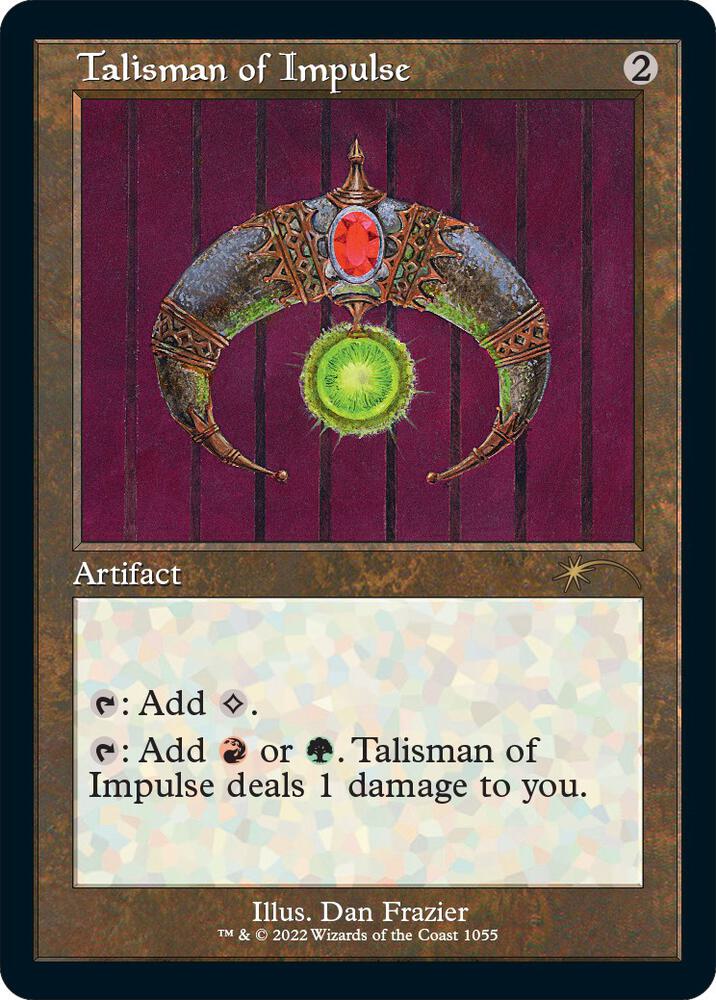 Talisman of Impulse (Retro Frame) 1055 card from Secret Lair Drop Series