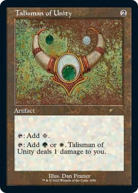 Talisman of Unity (Retro Frame) 1056 card from Secret Lair Drop Series