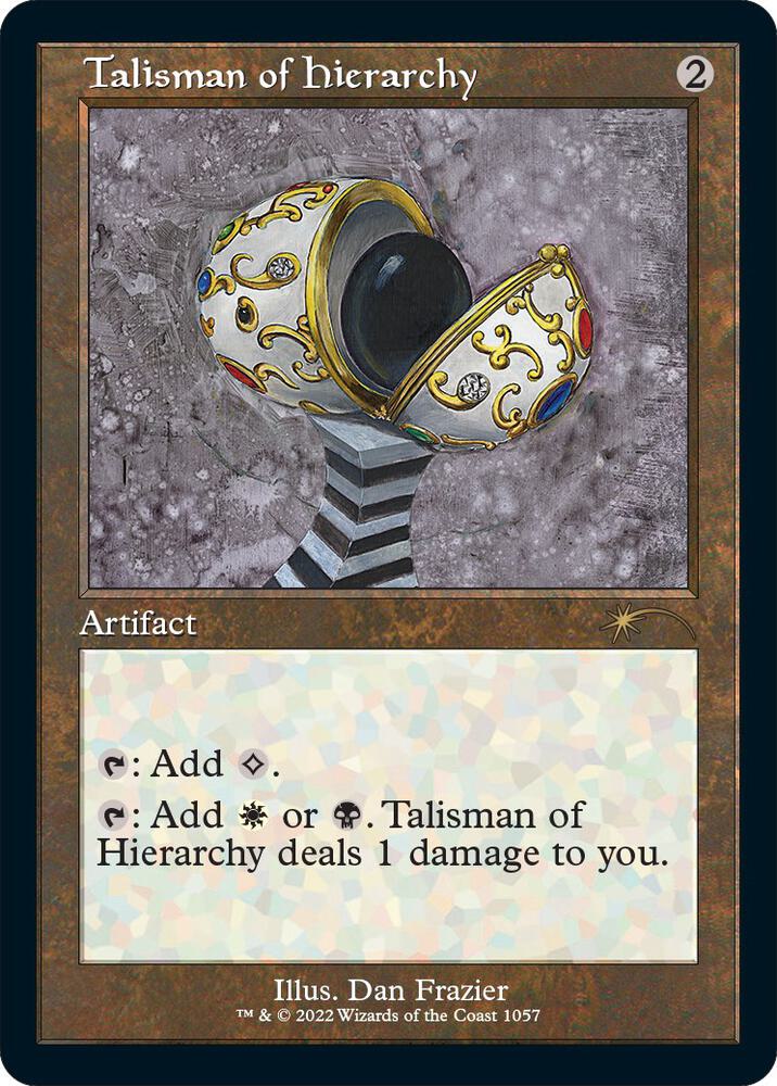 Talisman of Hierarchy (Retro Frame) 1057 card from Secret Lair Drop Series