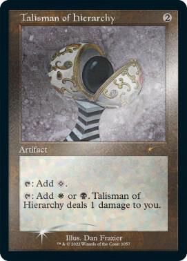 Talisman of Hierarchy (Retro Frame) (Foil Etched) 1057 card from Secret Lair Drop Series