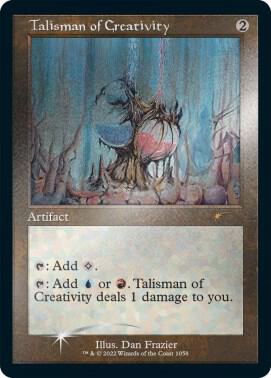 Talisman of Creativity (Retro Frame) (Foil Etched) 1058 card from Secret Lair Drop Series