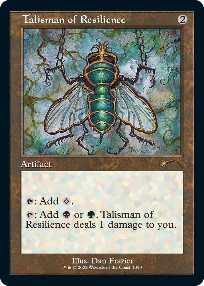 Talisman of Resilience (Retro Frame) 1059 card from Secret Lair Drop Series