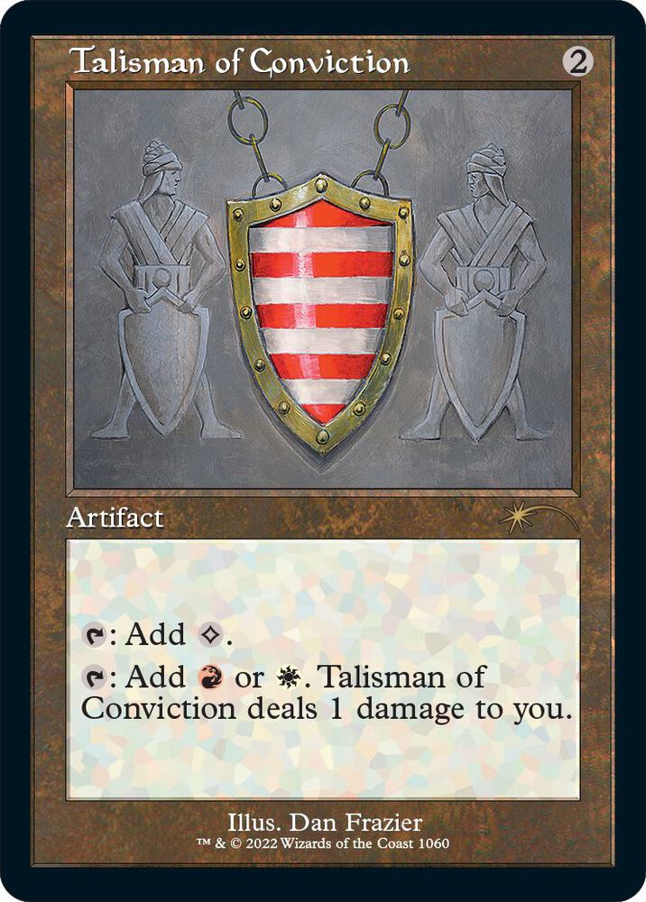 Talisman of Conviction (Retro Frame) 1060 card from Secret Lair Drop Series