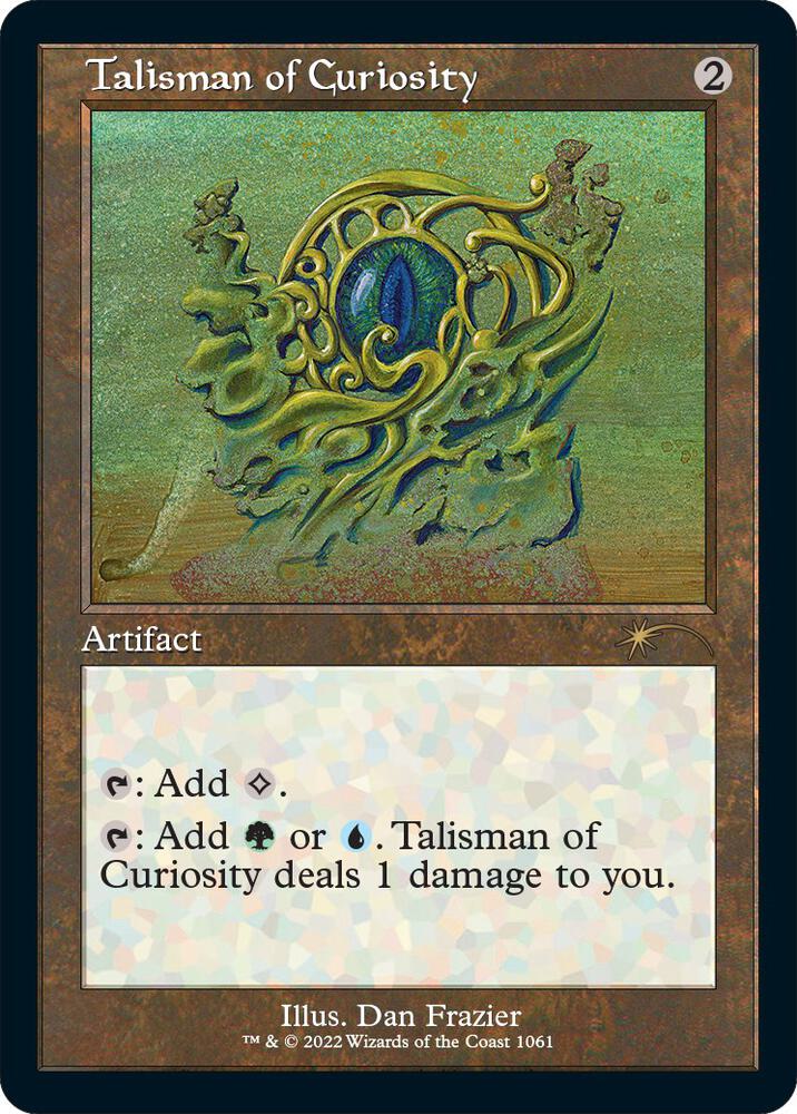 Talisman of Curiosity (Retro Frame) 1061 card from Secret Lair Drop Series