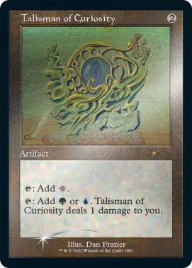 Talisman of Curiosity (Retro Frame) (Foil Etched) 1061 card from Secret Lair Drop Series