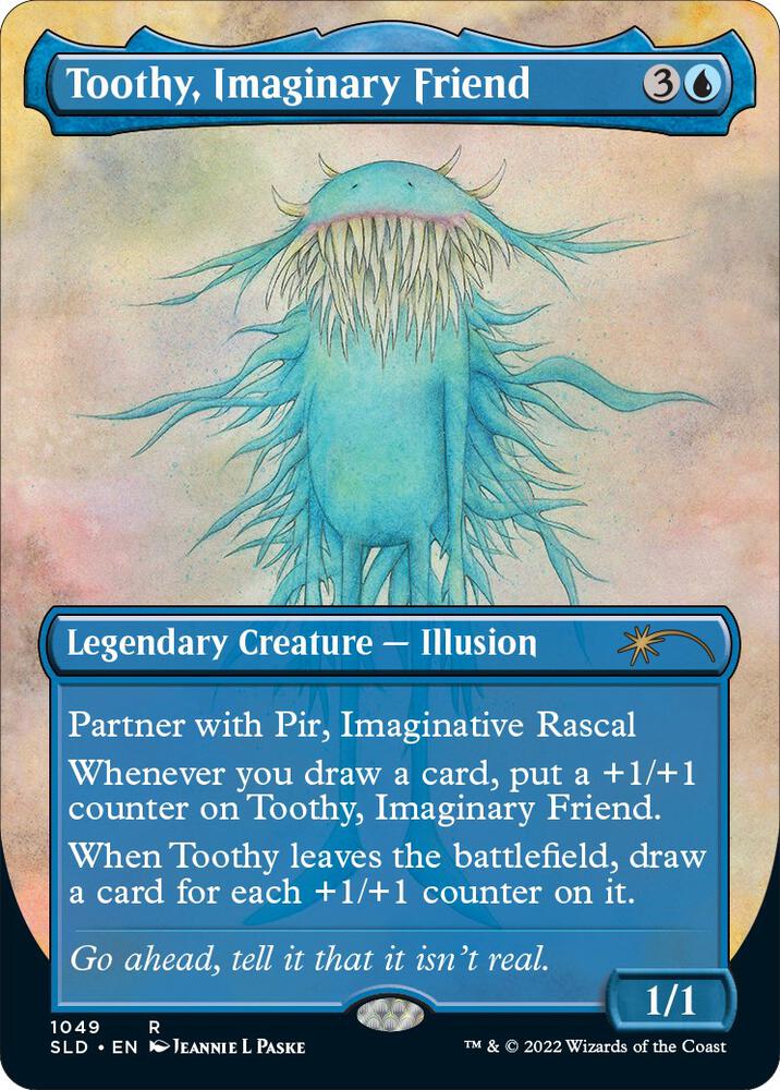 Toothy, Imaginary Friend (Borderless) 1049 card from Secret Lair Drop Series