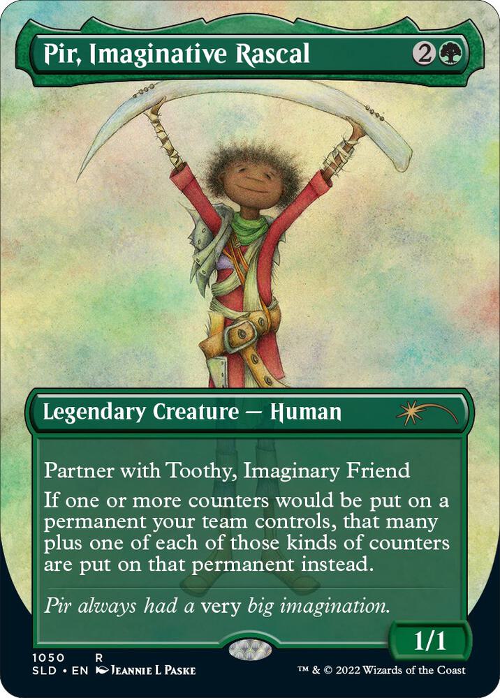 Pir, Imaginative Rascal (Borderless) 1050 card from Secret Lair Drop Series