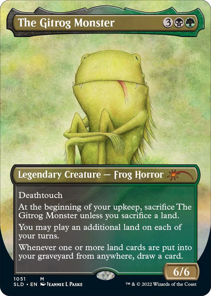 The Gitrog Monster (Borderless) 1051 card from Secret Lair Drop Series