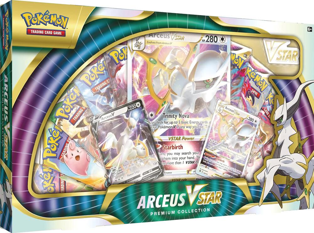 Arceus VSTAR Premium Collection card from SWSH11: Lost Origin