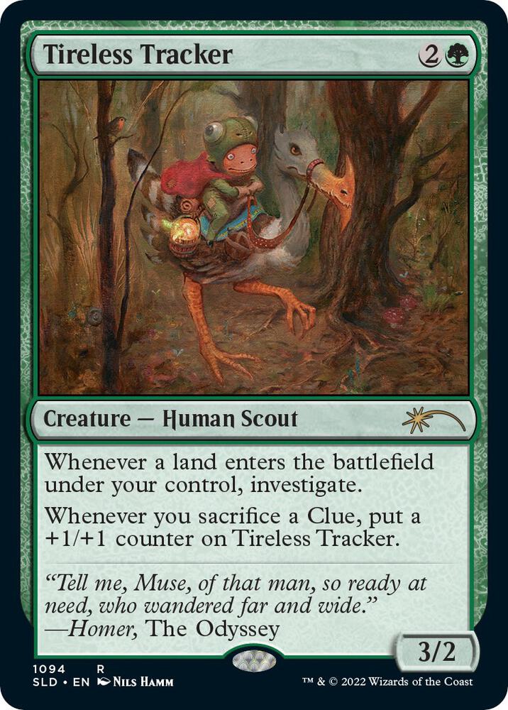 Tireless Tracker 1094 card from Secret Lair Drop Series