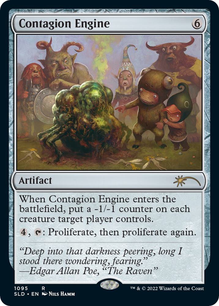 Contagion Engine 1095 card from Secret Lair Drop Series