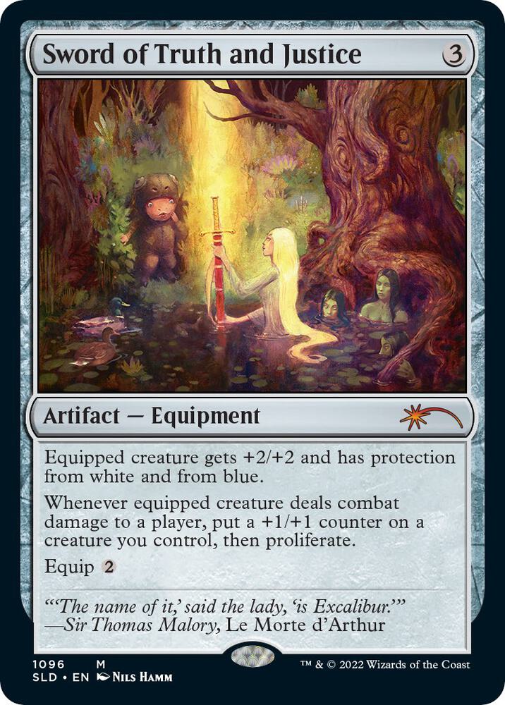 Sword of Truth and Justice 1096 card from Secret Lair Drop Series