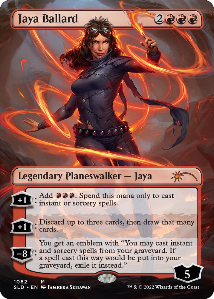 Jaya Ballard 1062 card from Secret Lair Drop Series